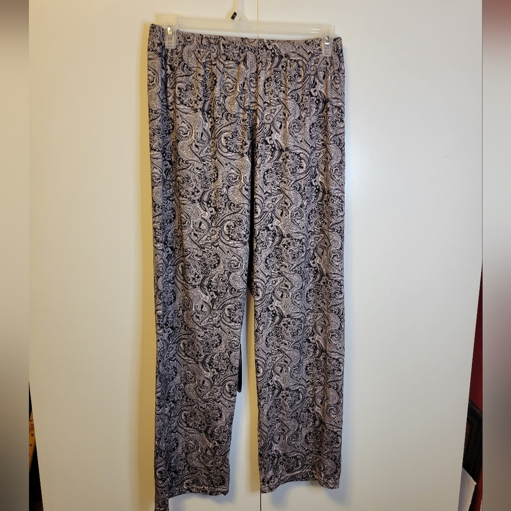 Paisley print pants XL
